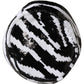Men Black White Zebra Sequin Bucket Cap Hat