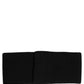Men Black Cashmere Logo Plaque Head Band One Size Hat