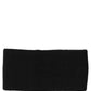 Men Black Cashmere Knitted Logo Head Band One Size