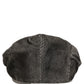 Men Grey Cotton Corduroy Cloth Newsboy Cap Hat