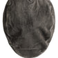 Men Grey Cotton Corduroy Cloth Newsboy Cap Hat