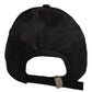 Men Black Cotton Baseball Cap 6 Panels Hat