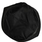 Men Black Nylon Wide Brim Bucket Capello Hat