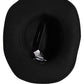 Men Black Classic Wide Brim Fedora Capello Hat