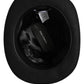 Men Black Rabbit Fur Felt Bowler Capello Hat