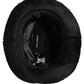 Men Black Classic Wide Brim Fedora Capello Hat