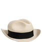 Men White Paper Straw Fedora Panama Capello Hat