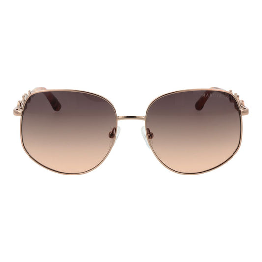 Rose Gold Metal Sunglasses