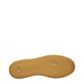 Beige Leather Low Top Sneakers