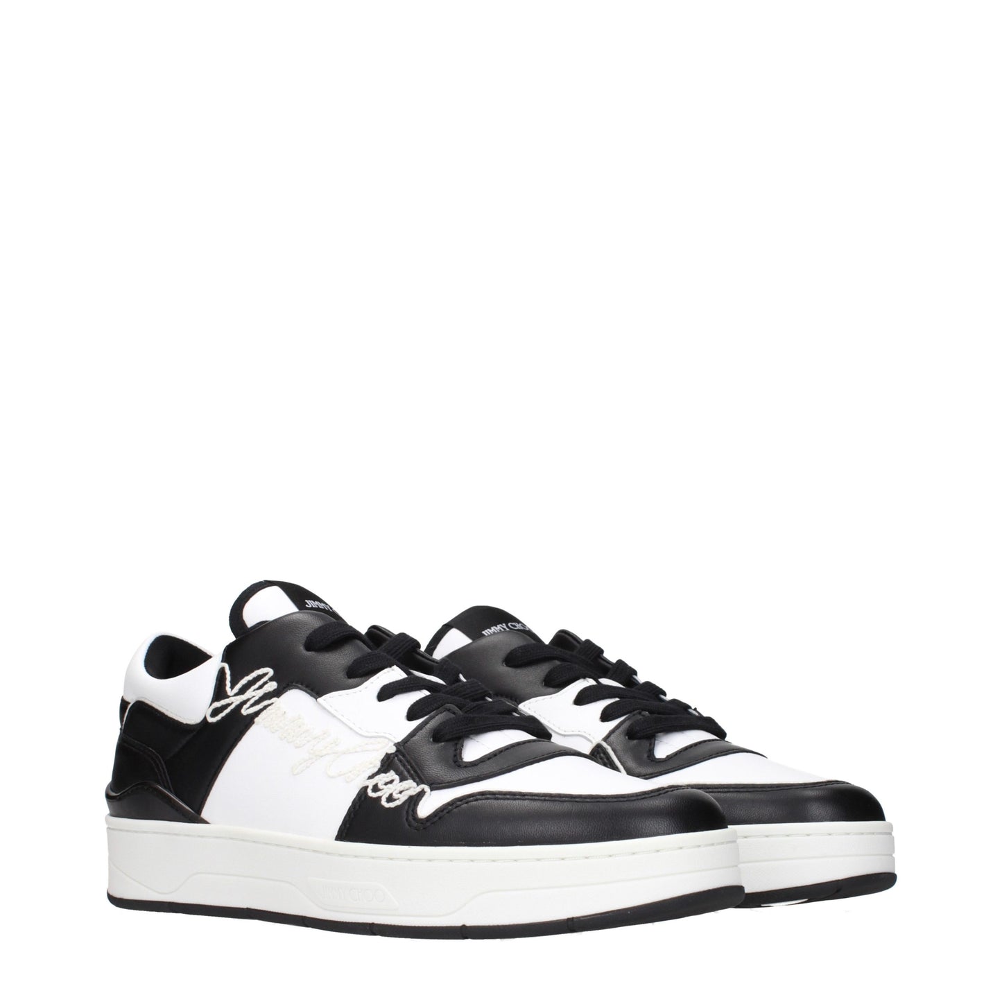 Black Leather Sneakers