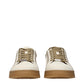 Beige Leather Sneakers