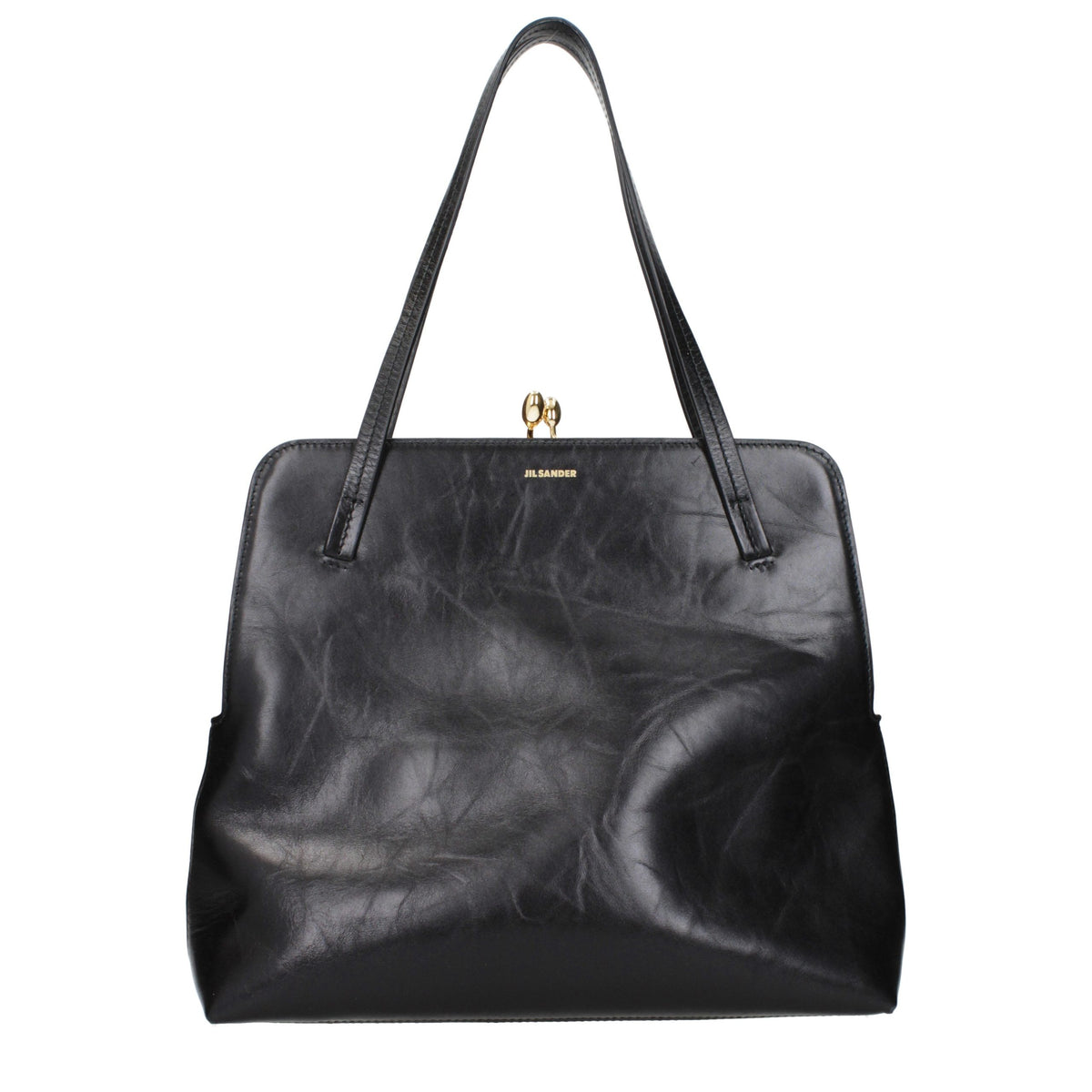 Black Leather Shoulder Bag