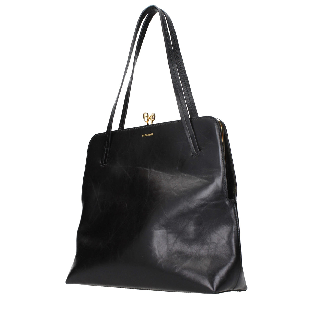 Black Leather Shoulder Bag