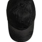 Men Black DG Monogram Baseball Capello Hat