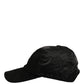 Men Black DG Monogram Baseball Capello Hat