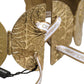 Gold Tone Brass Coin Metal Waist Cintura Belt