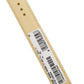 Beige Embossed Leather Gold Buckle Belt Strap Bracelet