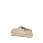 Beige Leather Mules