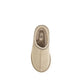 Beige Leather Mules