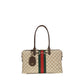 Beige Fabric Handbag