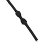Men Black 100% Silk Adjustable Neck Papillon Bow Tie