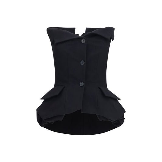 Black Silk Waistcoat