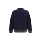 Blue Cotton Polo Shirt