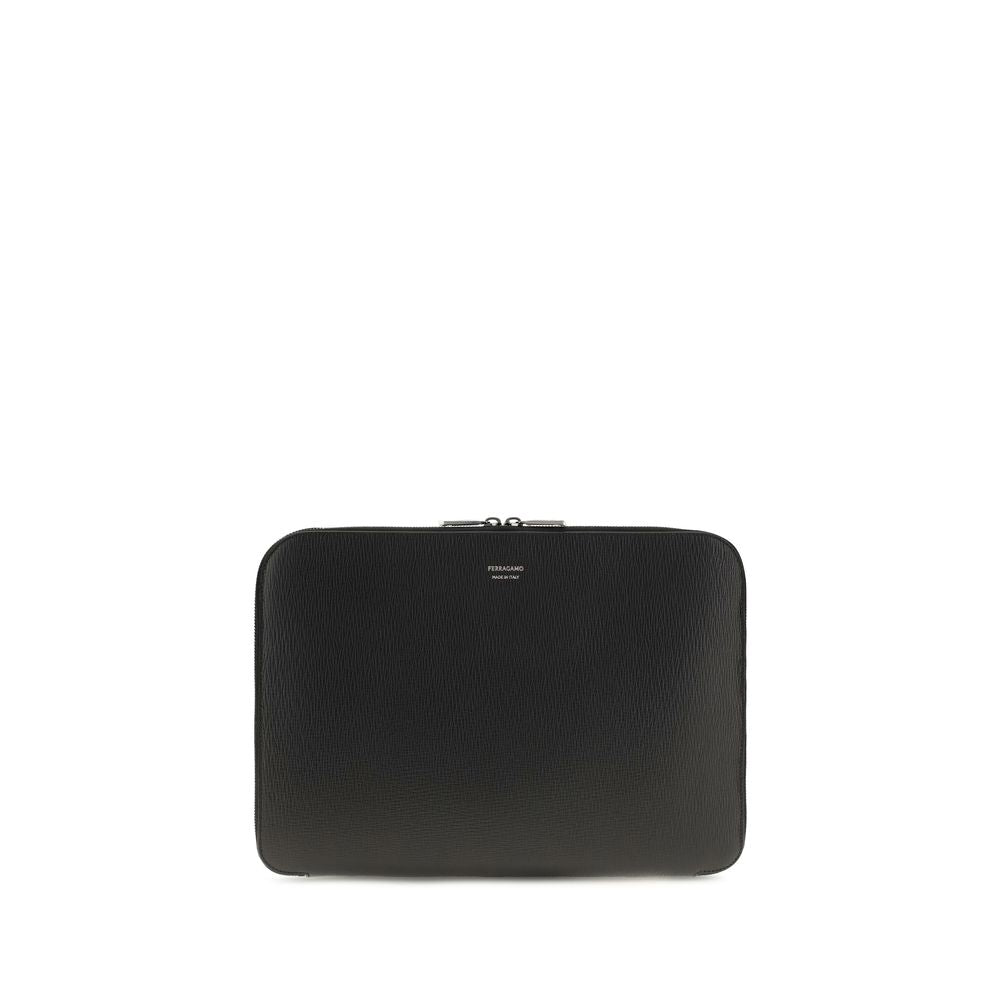 Black Calf Leather Bos Taurus Shoulder Bag