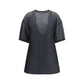 Black Wool Oves Aries Casual Dress