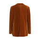 Brown Cotton Blazer