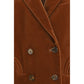 Brown Cotton Blazer