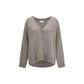 Beige Cashmere Cardigan