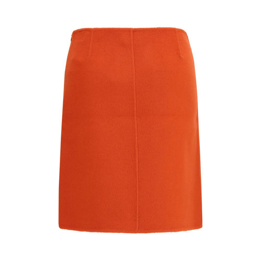 Multicolor Wool Oves Aries Mini Skirt