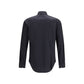Black Cotton Dress Shirt