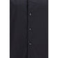 Black Cotton Dress Shirt