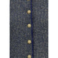 Blue Polyamide Cardigan