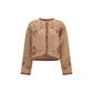 Brown Wool Oves Aries Full-Length Jacket