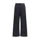 Black Cotton Relaxed Fit Jeans
