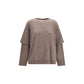 Brown Wool Oves Aries Sweatshirt