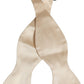 Men Beige 100% Silk Adjustable Neck Papillon Bow Tie