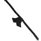 Men Black 100% SIlk Adjustable Neck Papillon Bow Tie