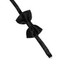 Men Black 100% Silk Adjustable Neck Papillon Bow Tie