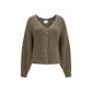 Bicolor Cashmere Cardigan