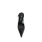 Black Calf Leather Bos Taurus High Heel Pumps