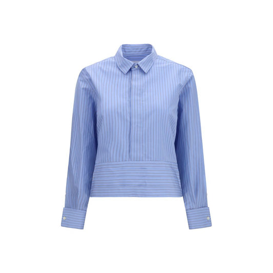 Blue Cotton Pattern Shirt