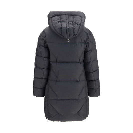Black Goose Down Full-Length Jacket