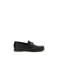 Black Calf Leather Bos Taurus Slip-On Loafers