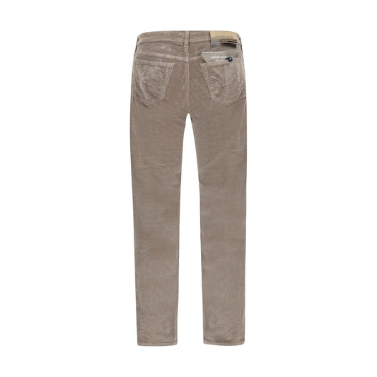Brown Cotton Pants
