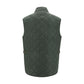 Green Polyamide Sleeveless Jacket
