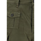 Bicolor Cotton Bermuda Shorts